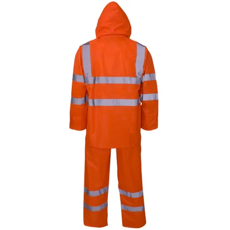Hi Vis 2 Piece Rainsuit Orange
