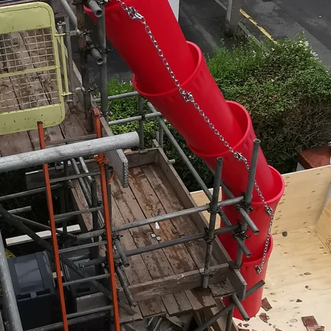 Rubbish Chute Side Entry Hopper 20"