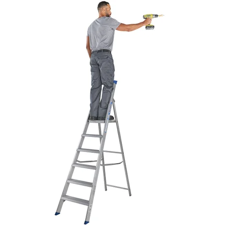 Werner 6 Tread Heavy Duty Platform Stepladder Mastertrade