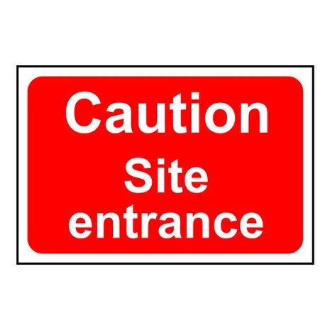 10mph Slow Safety Sign - 1mm Plastic Sign - 200mm X 150mm On