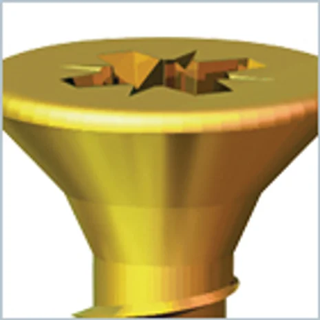 Solo Woodscrew PZ2 CSK - YP 5.0 X 100 (Box of 100)