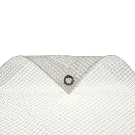 Heavy Duty Tarpaulin - 4m x 12m - Clear