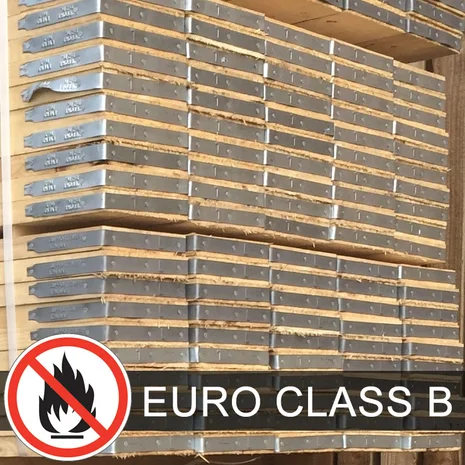 Flame Retardant Scaffolding Board - 10ft (3m) EURO CLASS B