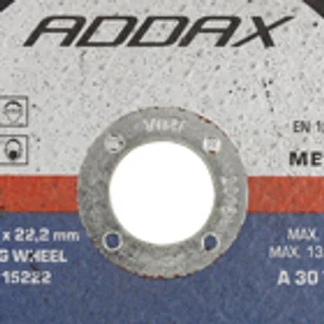 115 x 22.2 x 2.5mm Bonded Abrasive Flat Wheel Saw Blade - Metal