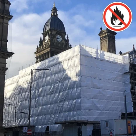 TS62 Flame Retardant Scaffold Sheeting 2m x 45m