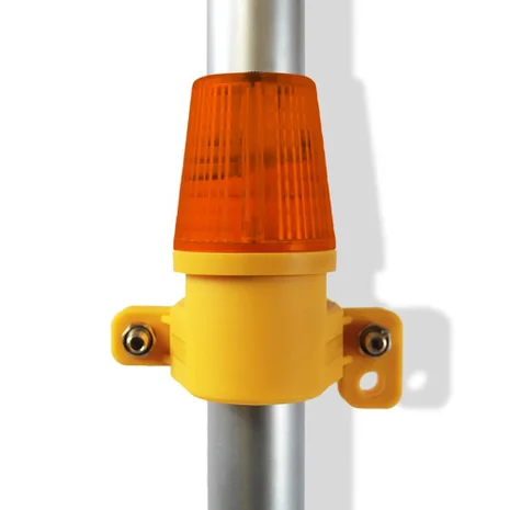Amber Scaffold Safety Light (Side Mount)
