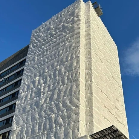 TS62 Flame Retardant Scaffold Sheeting 2m x 45m