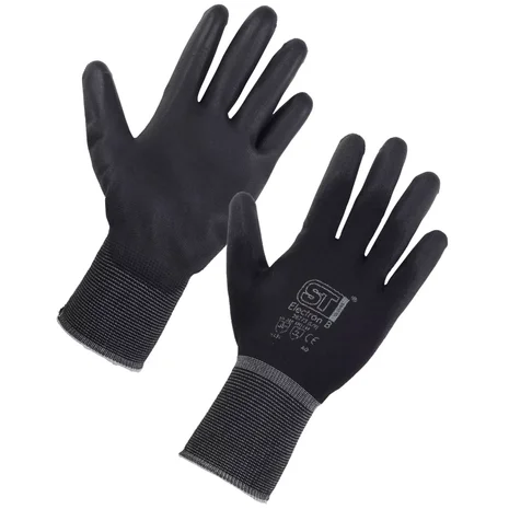 PU Fixer Precision Gloves - Black - BOX (120x pairs)