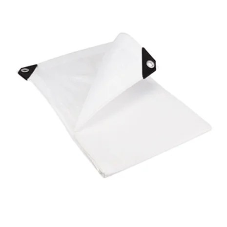 Fence Panel Tarpaulin - 1.83m x 3.6m White 110gsm