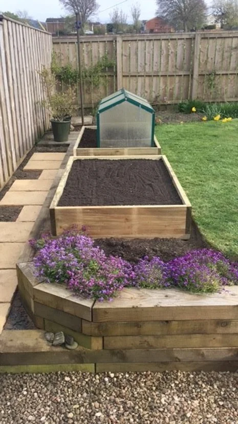 Raised Garden Beds Tanalised Timber - 2.4m (8ft) x 1.8m (6ft)