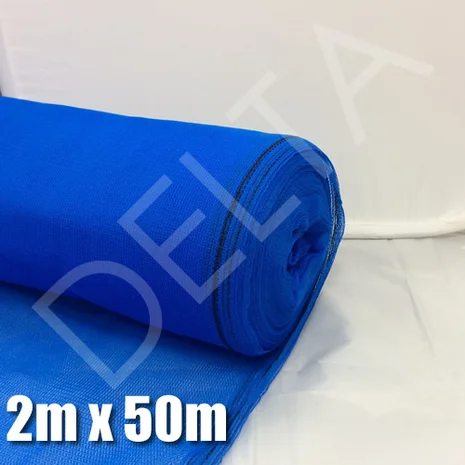Debris Netting - 2m x 50m - Blue.