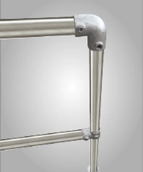 1.1m Handrail Standard End Post - 42.4mm O/D Tube