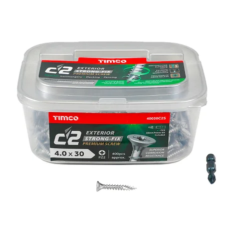 C2 Exterior Strong-Fix Premium Screw Tub - All Sizes