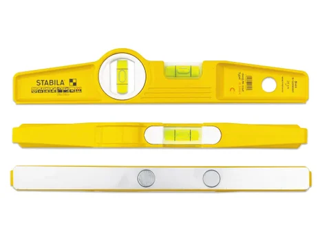 Stabila Scaffolders Spirit Level, Magnetic, 10" (25cm)